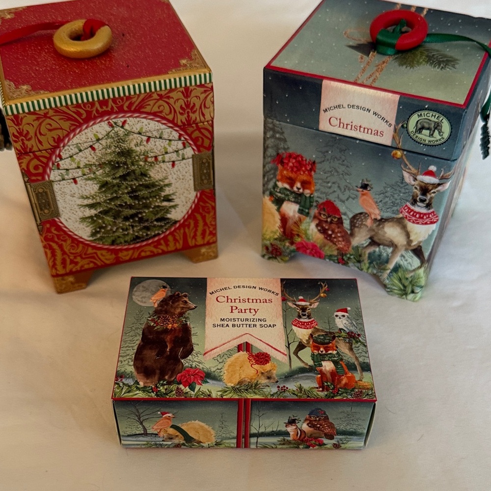 Christmas Soap and Soy Candle Set